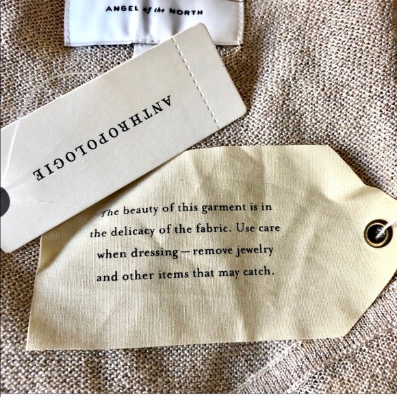 Anthro ‘Gold Dust’ Sweater Sheer XS Sparkle Top Blouse Tunic - Picture 2 of 13